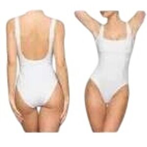 SKIMS Sculpting Swim‎ One Piece 3X White
